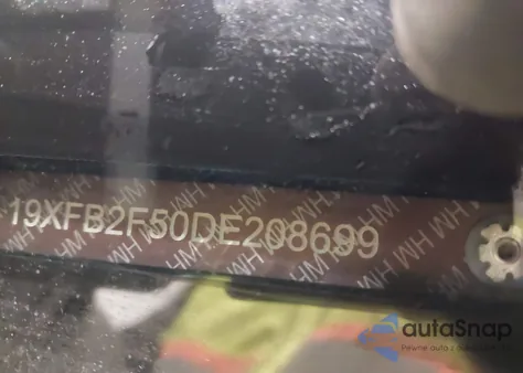 2013 Honda Civic Lx from USA, damaged, VIN 19XFB2F50DE208699